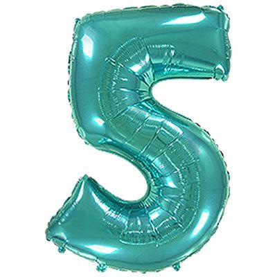 Цифра тиффані метрова з тягарцем "5", фото 1