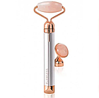 Ролик-масажер для обличчя проти батарейок, 2 насадки, Flawless Facial Roller/Ролер для обличчя/Роликовий масажер, фото 7