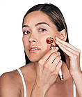 Ролик-масажер для обличчя проти батарейок, 2 насадки, Flawless Facial Roller/Ролер для обличчя/Роликовий масажер, фото 6