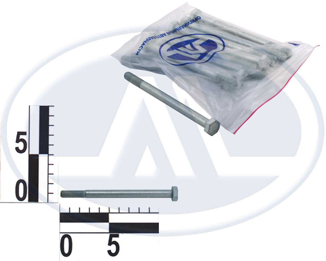 Болт М8х110 насоса масляного ВАЗ 2101-07 довгий