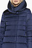 Брендовий синя куртка жіноча тепла модель 31515 (ЗАЛИШИВСЯ ТІЛЬКИ 40(XXS)), фото 3