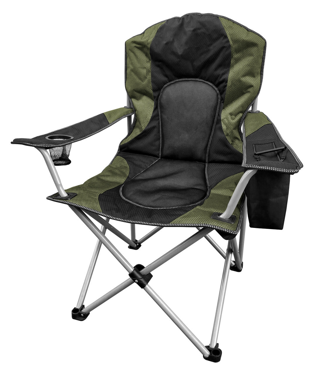 Портативне крісло Time Eco TE-17 SD-140, чорно-зелене УЦІНКА