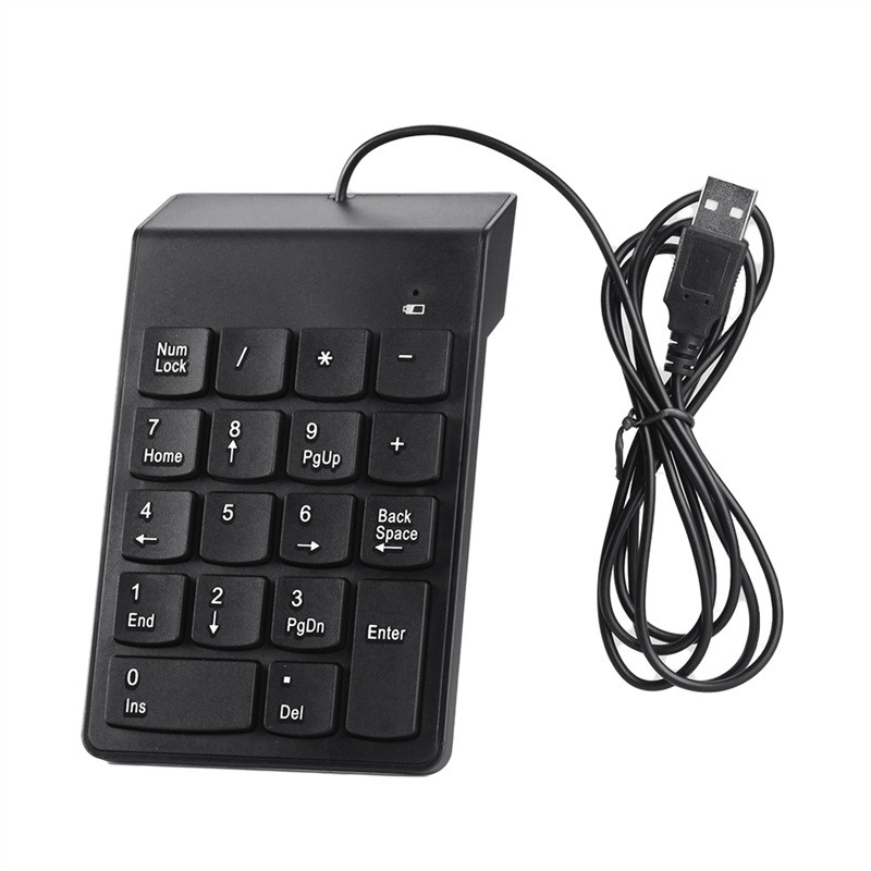 Клавіатура цифрова дротова USB (Numpad) TRY Keypad Mini чорна#
