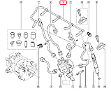 Шланг обратки на форсунки на Рено Лоджі 1.5 dCi (К9К 830+К9К 838) RF - RF4803, фото 4