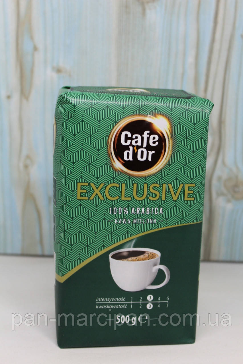 Кава мелена Cafe d'Or Exclusive 100% arabica 500 г, фото 1