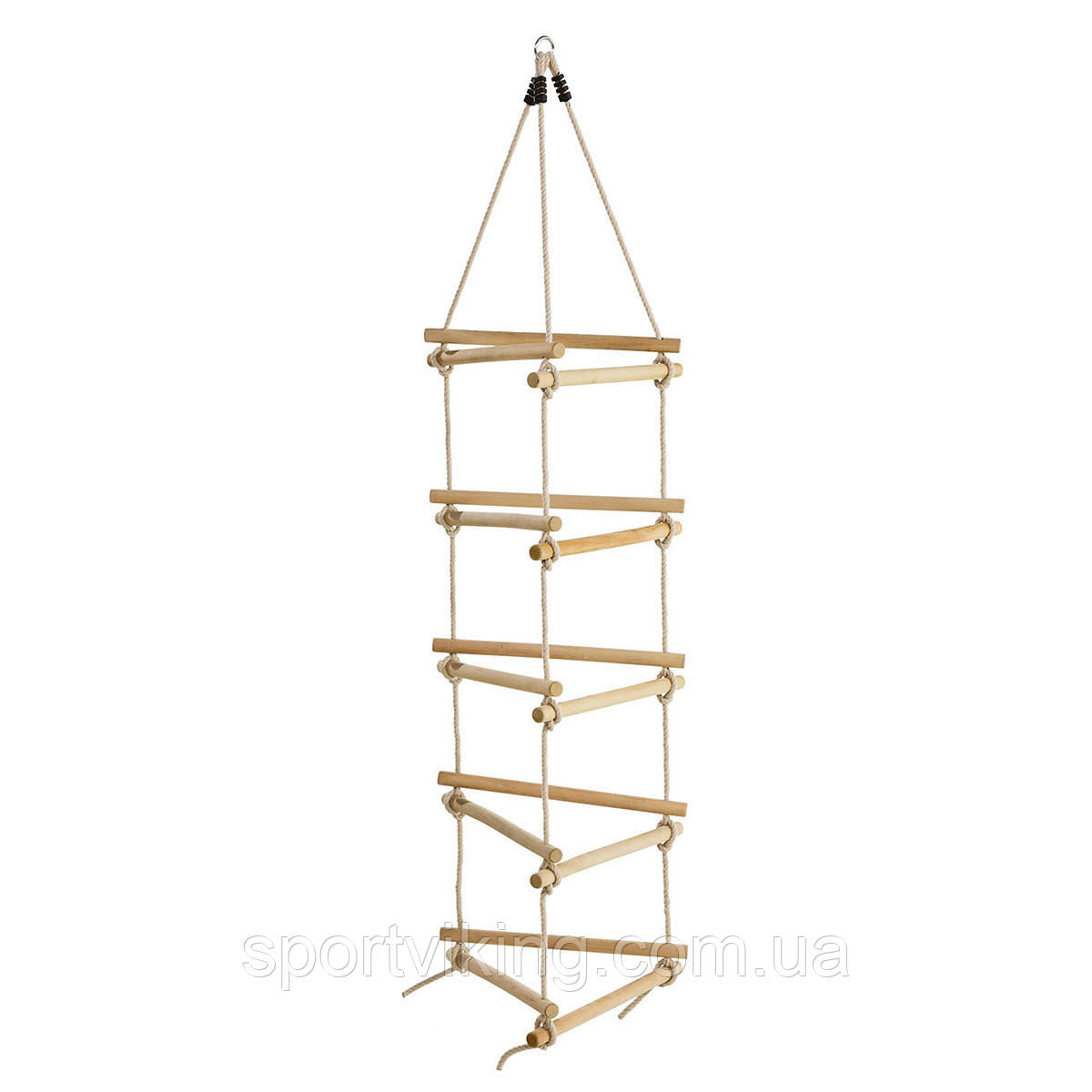 Трибічна мотузкова драбина для дитячого майданчика