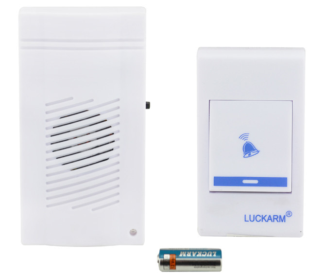 Бездротовий дверний дзвінок від розетки 220V Luckarm Intelligent 613 (7686)