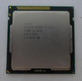 Intel Xeon E3 1225 CPU SR00G 3.1-3.4 GHz/6M/95W Socket 1155 процесор аналог Core I5 2400