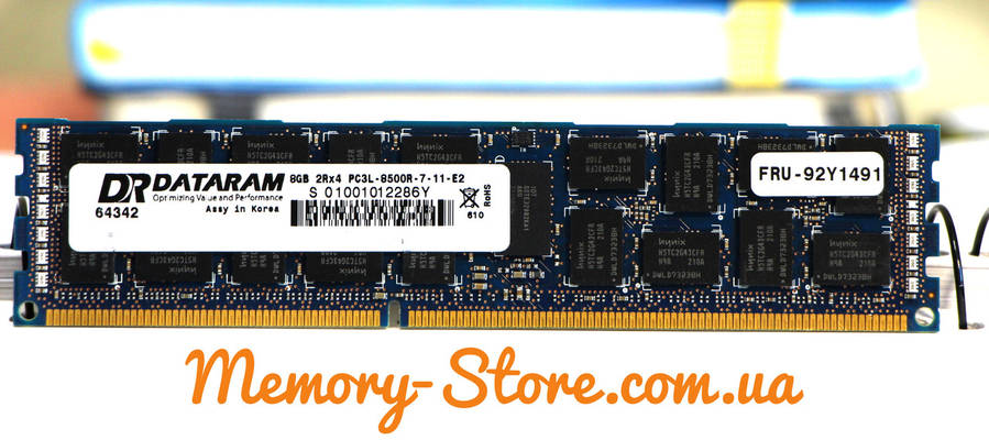Оперативна пам'ять для сервера DDR3 8GB PC3-8500R (1066MHz) DIMM ECC Reg CL9,, фото 1