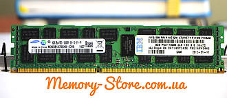 Оперативна пам'ять для сервера DDR3 8GB PC3-10600R (1333MHz) DIMM ECC Reg CL9, Samsung