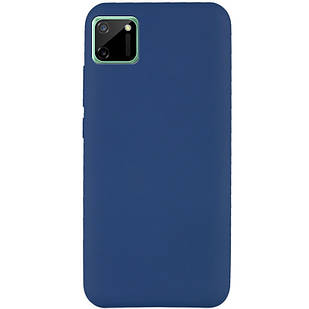Чохол Silicone Case Full Navy Blue для Realme С11