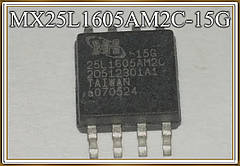 Мікросхема MX25L1605AM2C-15G демонтаж