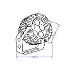 Вуличний архітектурний прожектор-світильник 5 Вт 2700 K, LL-882 для підсвічування фасадів, фото 7