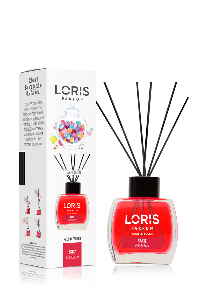 Аромадифузор Loris parfum Жуйка (Reed Diffuser "Bubble Gum") 120мл - Солодкий