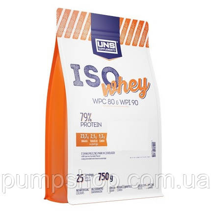 Сироватковий ізолят протеїн UNS Iso Whey 750 г, фото 1