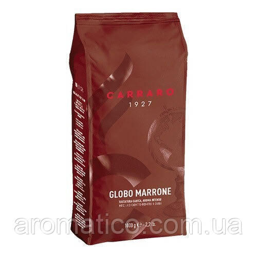 Кава в зернах Carraro Globo Marrone 40\60 1 кг