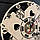 Настінний годинник з дерев'яним циферблатом «Покер», фото 5