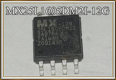 Мікросхема MX25L1605DM2I-12G демонтаж