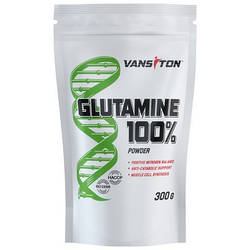 Глутамін Vansiton GLUTAMINE 100% (L-глютамин) 300g