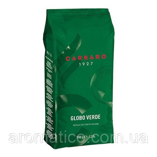 Кава в зернах Carraro Globo Verde 50\50 1 кг