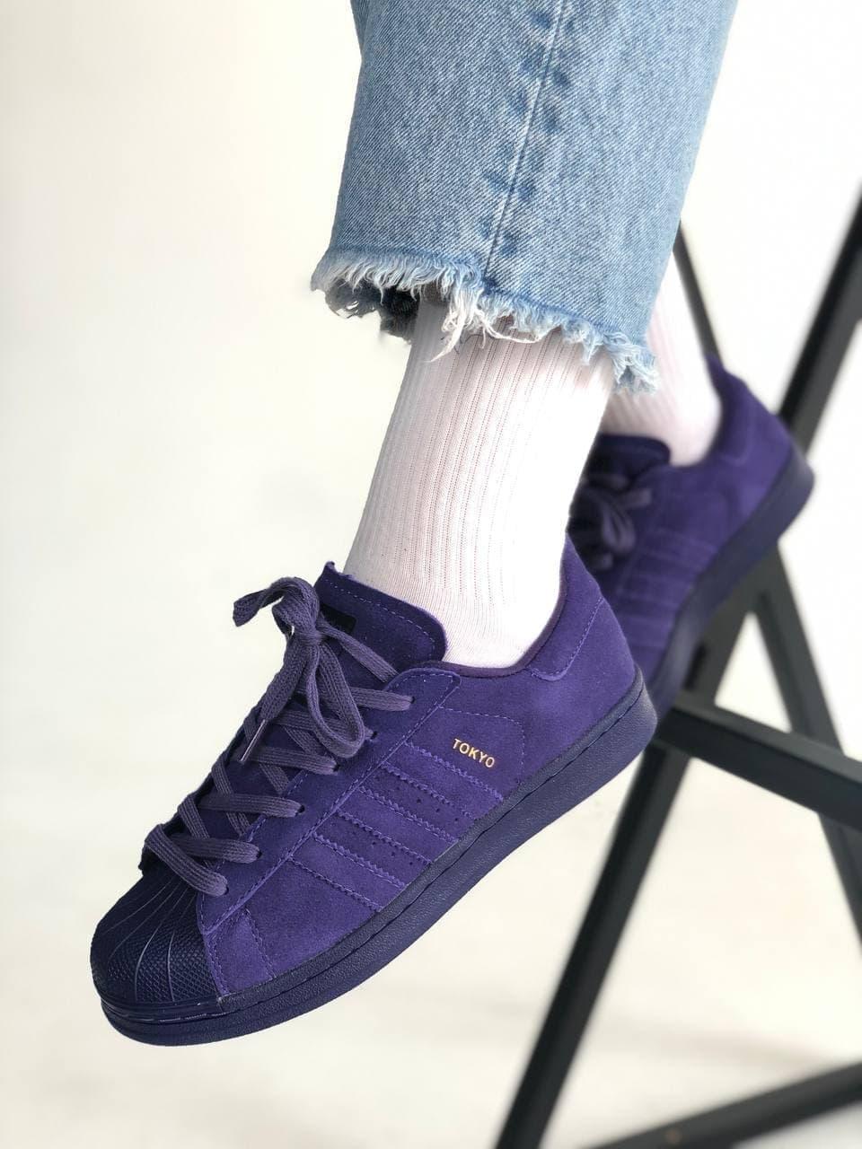 Купити Кроссовки женские Adidas Samba фиолетовые. Стильные женские ...