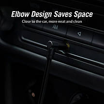 Кабель Audio Aux 3.5мм-3.5мм Vention M/M 90° Degrees gold-plated 1.5m Black (BAKBG-T), фото 4