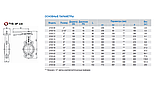 Затвор дисковий поворотний міжфланцевий типу Батерфляй Ду 50 (2"), фото 4