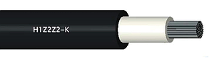 Кабель для сонячних батарей KBE Cable H1Z2Z2-K 6 мм2 чорний, фото 3