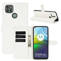 Чохол Fiji Luxury для Motorola Moto G9 Power книжка білий