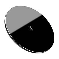Бездротове зарядний пристрій Baseus Simple Wireless Charger Qi 15W (Type-C version) Black (WXJK-B01)