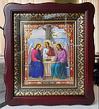 Аналойна ікона Різдво Христове, двунадесяті свята в темному фігурн. кіоті, розмір кіота 35*31,сюжет 20*24,, фото 5
