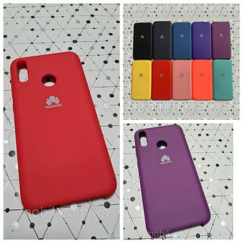 Брендовий чохол накладка Silicone Cover для Huawei (Хуавей) Y7 Prime 2019