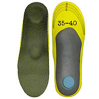 Устілки для взуття ОРТОПЕДИЧНІ мультирозмір (35-40) устілки в кросівки, сірі