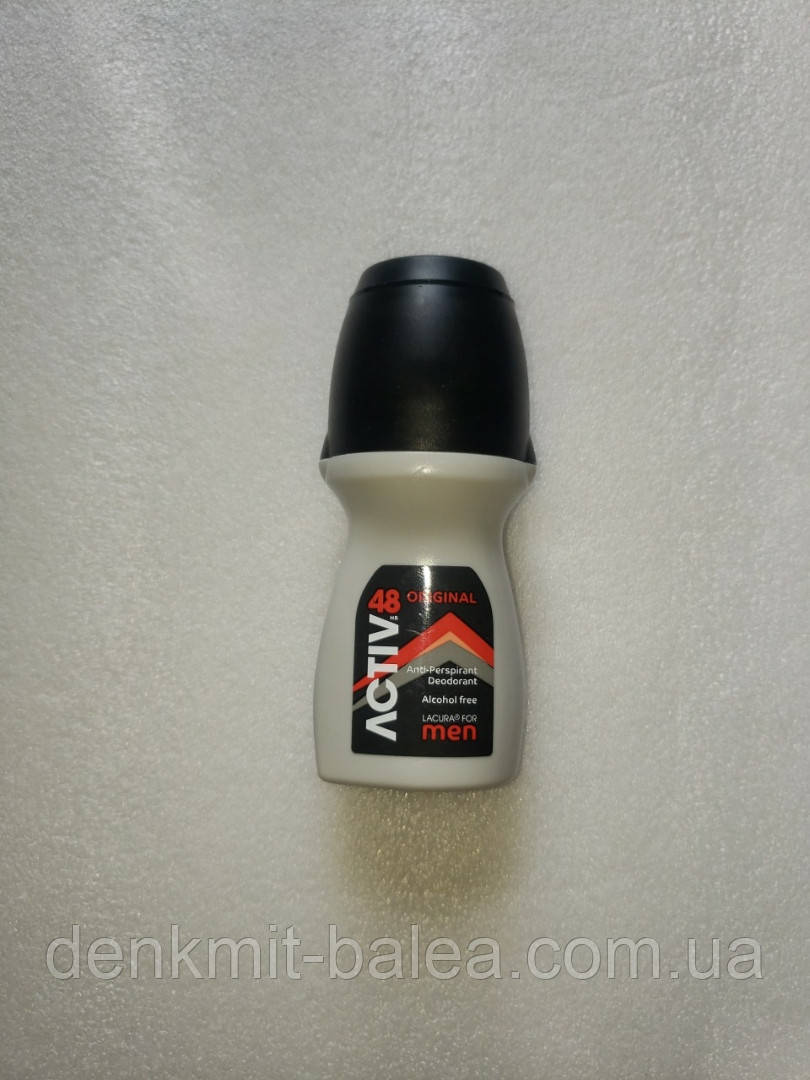 Дезодорант кульковий Свіжість Lacura men Activ Deo-roll Original 50 мл