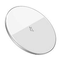 Бездротове зарядний пристрій Baseus Simple Wireless Charger Qi 15W (Type-C version) White (WXJK-B02)
