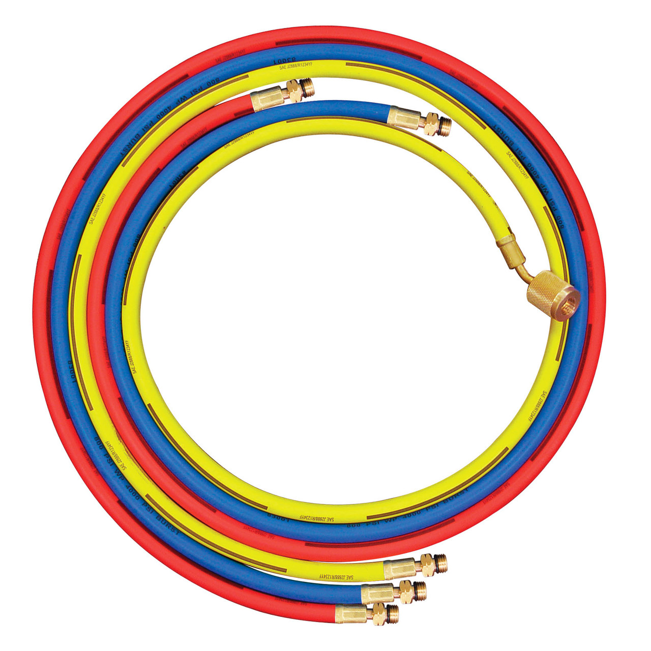 Шланг зарядний 180 см, R1234YF, комплект (Mastercool, США) 83372