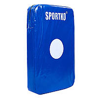 Макивара прямая кожвинил Sportko M3 размер 60x40x8,5см Blue