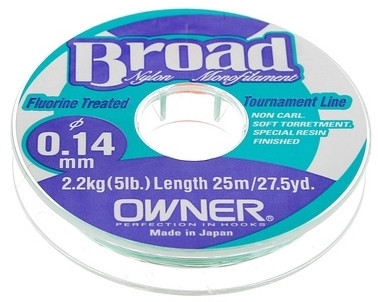 Леска Owner Broad 25m 0.20mm clear