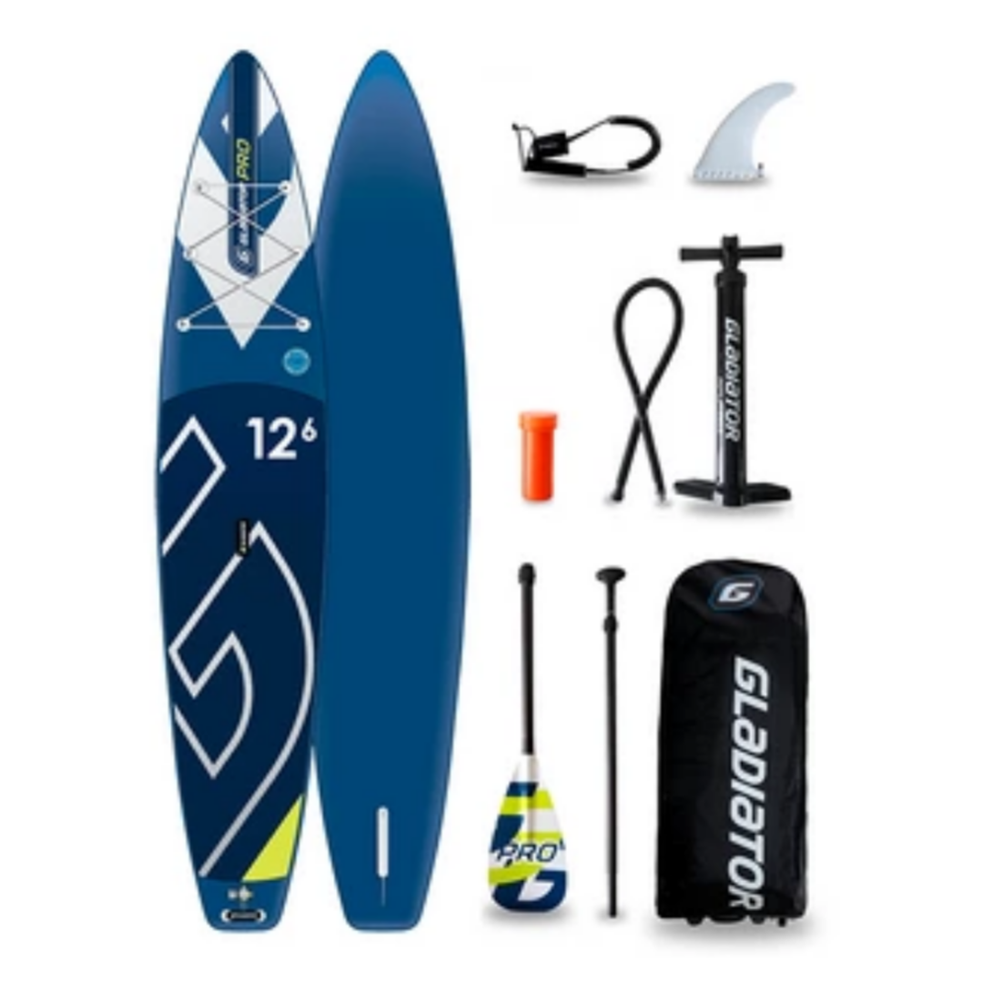 Сапборд Gladiator PRO 12'6" T 2020 — надувна дошка для САП серфінгу, sup board
