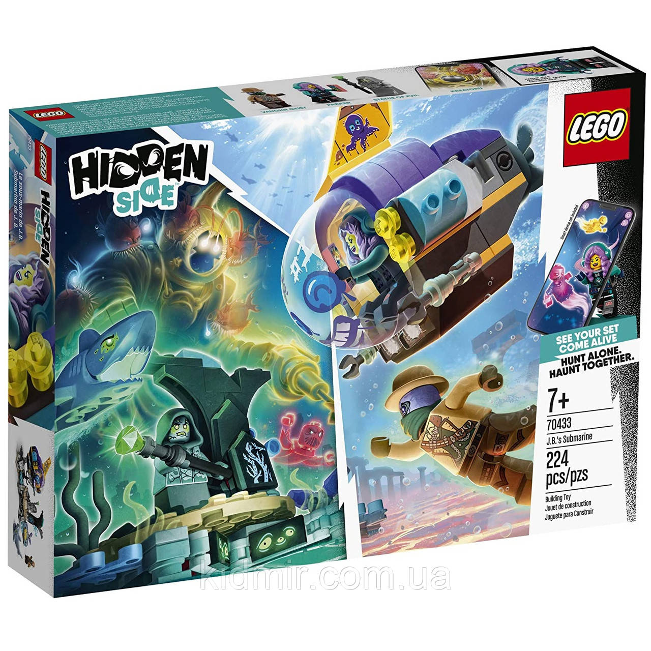 Конструктор Lego Hidden Side 70433 Підводний човен Джей-Бі