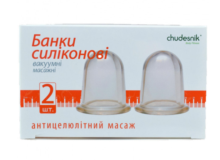 Банки масажні силіконові БМП 35 Чудесник 2 шт/1уп (KG-2354)