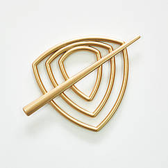 Шпилька для штор ниток Трикутник матова