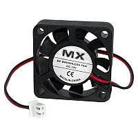 Вентилятор кулер MX-4010S 40 x 40 x 10 mm, 12V, 0.1A, 2 провода