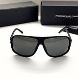 Чоловічі сонцезахисні окуляри з поляризацією (4012) black, фото 2