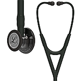 NEW! Стетоскоп 3M™ Littmann® серії Cardiology IV™, чорний із головкою чорного кольору на червоній ніжці, фото 3