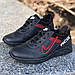 Дитячі шкіряні кросівки для хлопчика чорні Nike від виробника,кросівки дитячі шкіряні хлопчачі, фото 3