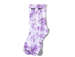 Шкарпетки tie-dye - Лавандові - розміри 40-45