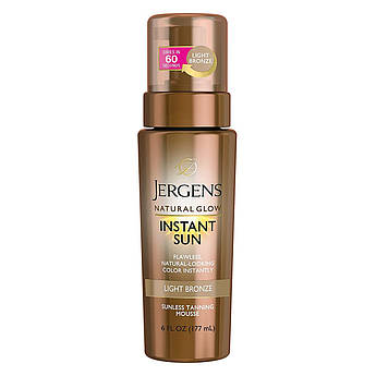 Зволожувальний мус-автозасмага Jergens Natural Glow Body Mousse Light Bronze 177 мл