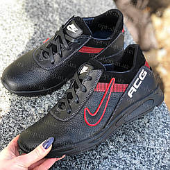 Дитячі шкіряні кросівки для хлопчика чорні Nike від виробника,кросівки дитячі шкіряні хлопчачі