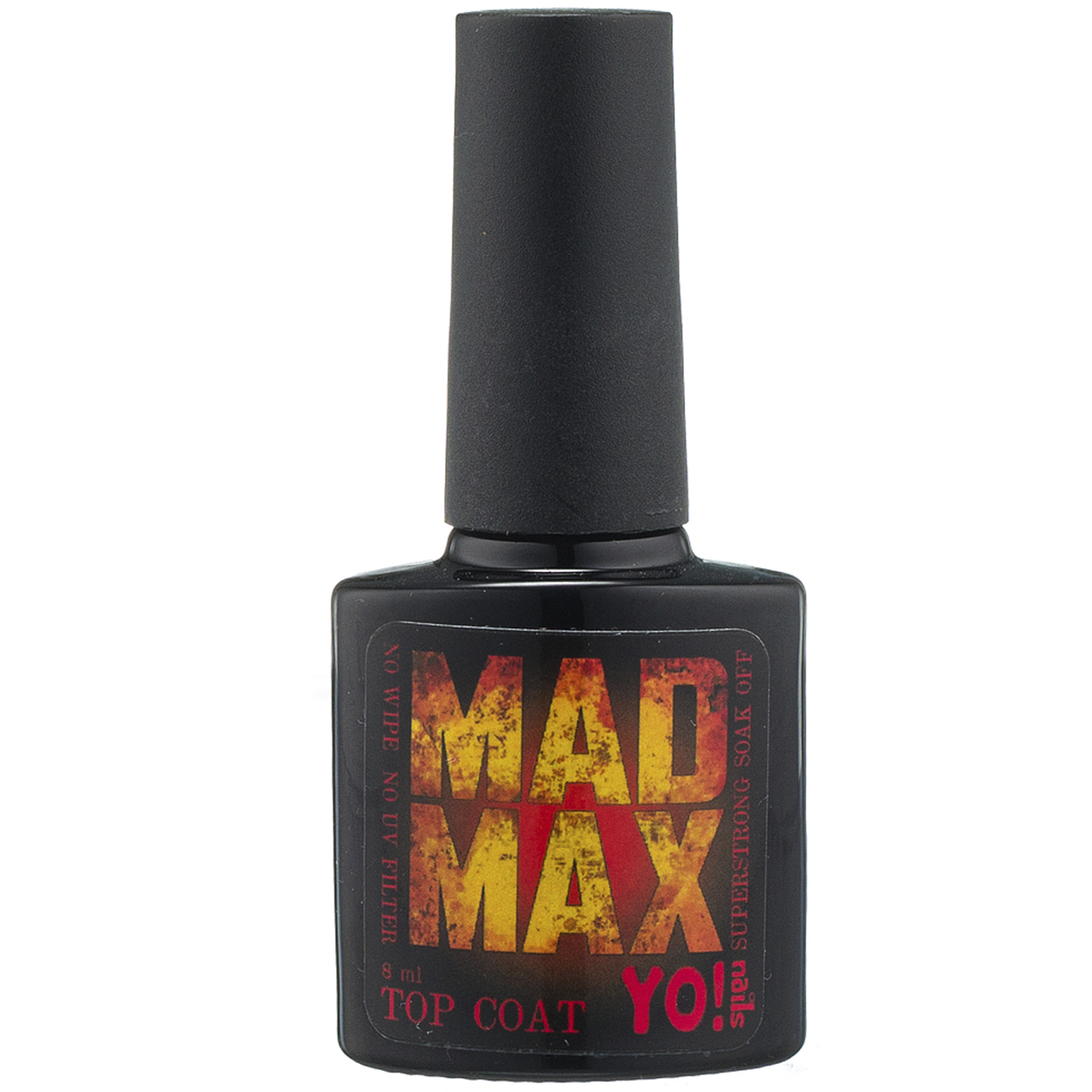 Суперстійкий топ Yo Nails Mad Max, 8 мл без липкого шару